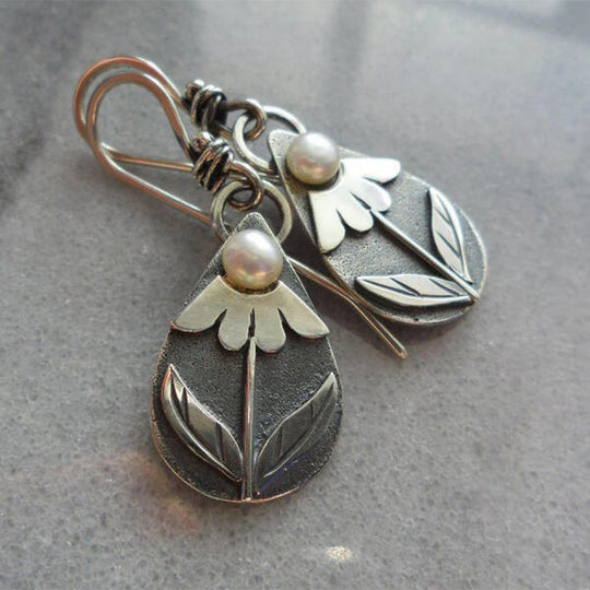 Boucles d'oreilles fleuries