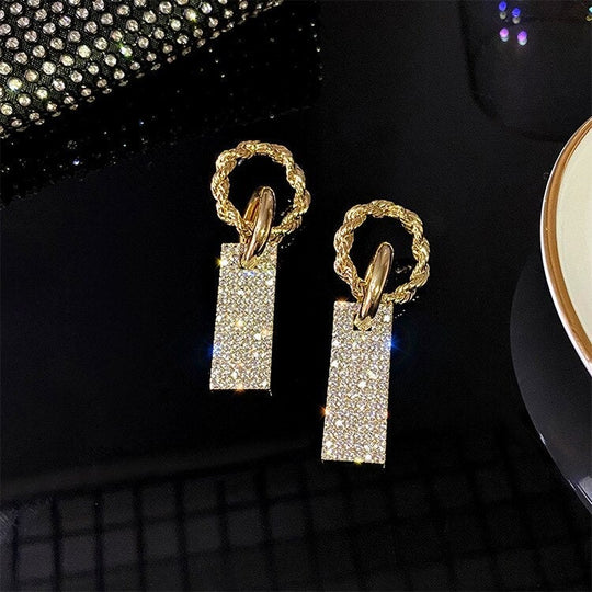 Boucles d'oreilles en zirconium et argent sterling