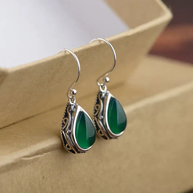 Boucles d'oreilles vintage en cristal