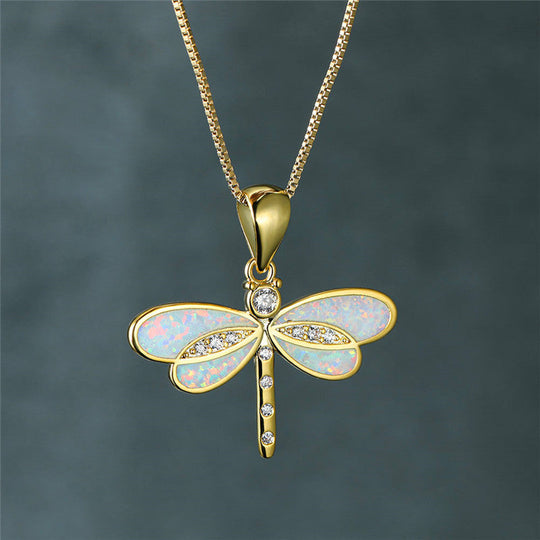 Collier en or avec opale