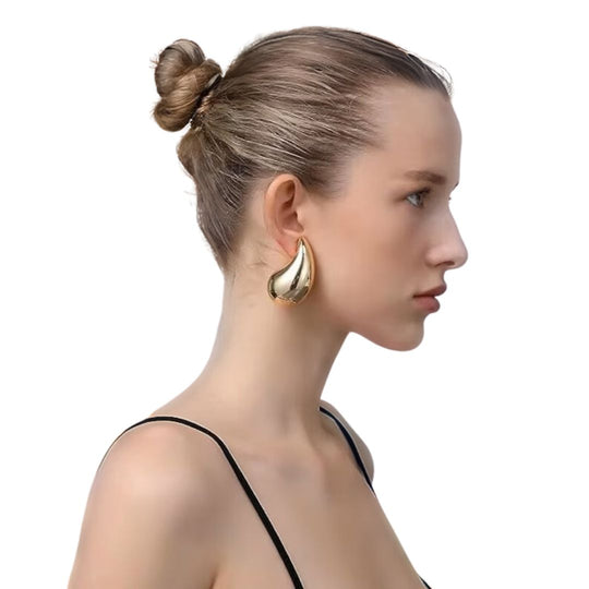 Sandra Boucles d'oreilles en forme de goutte en or