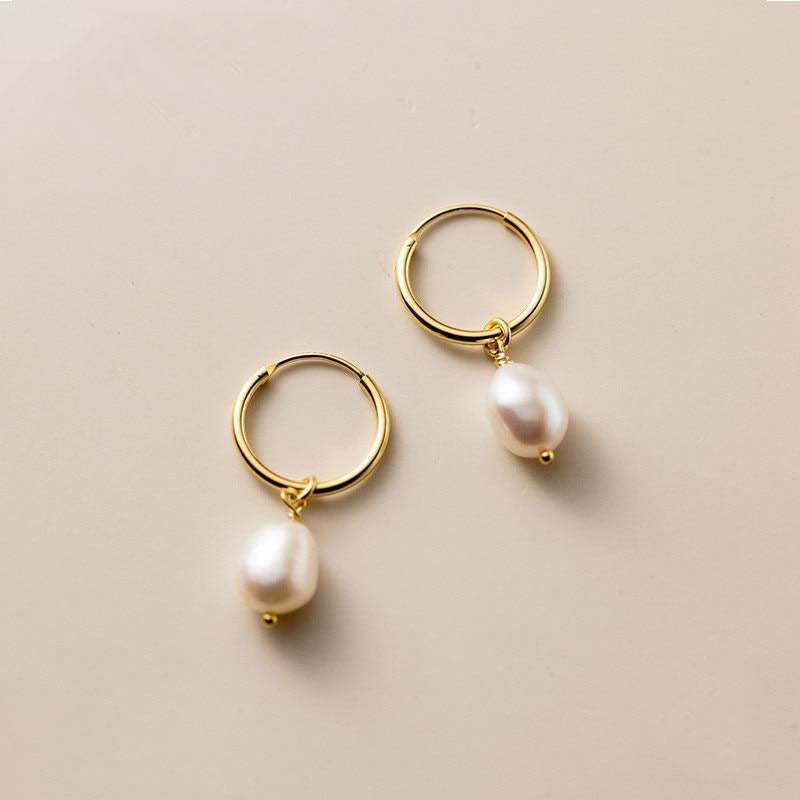 Bella Boucles d'oreilles en perles d'eau douce