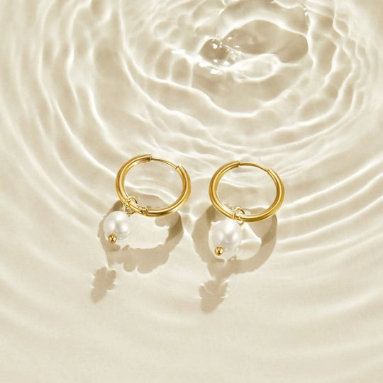 Bella Boucles d'oreilles en perles d'eau douce