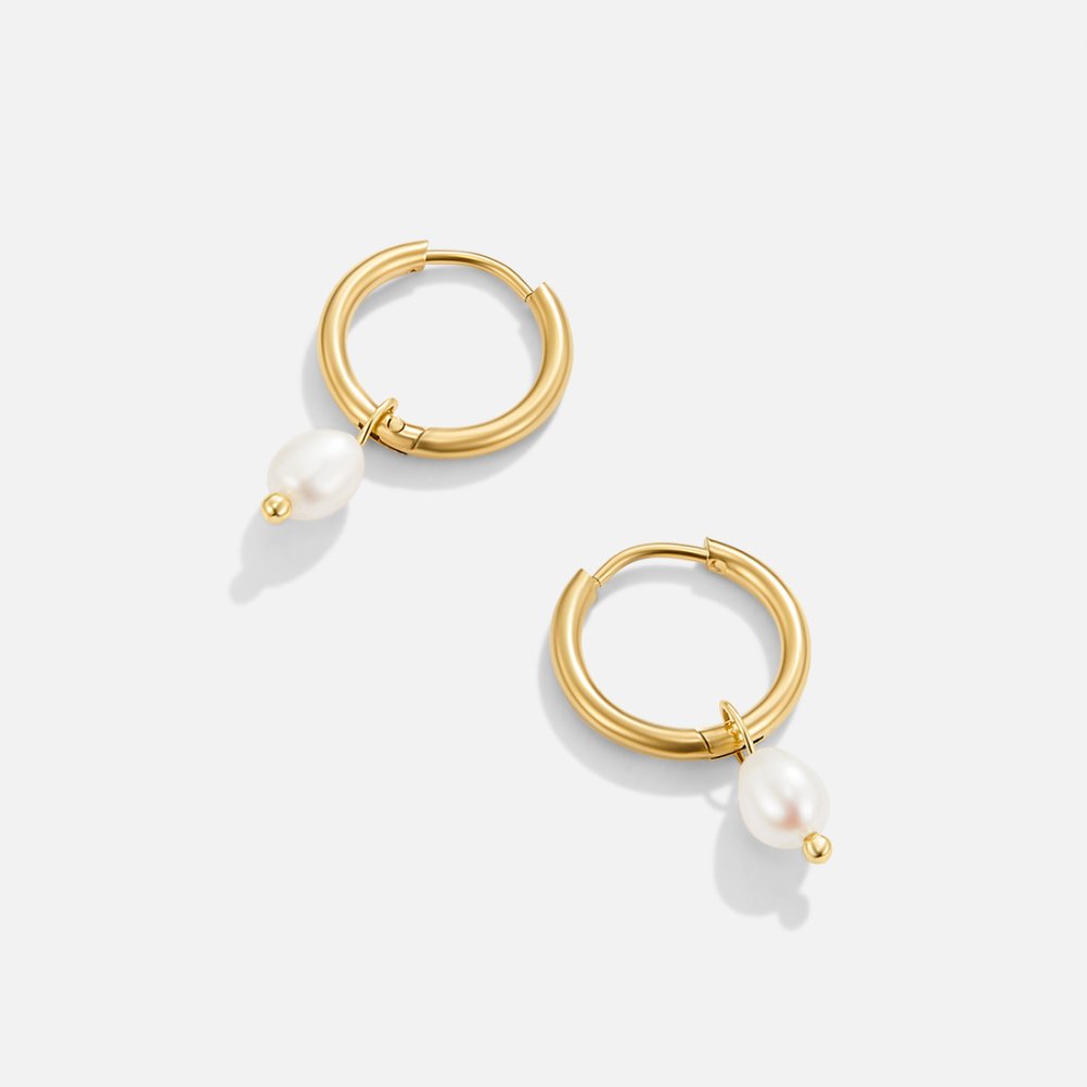 Bella Boucles d'oreilles en perles d'eau douce