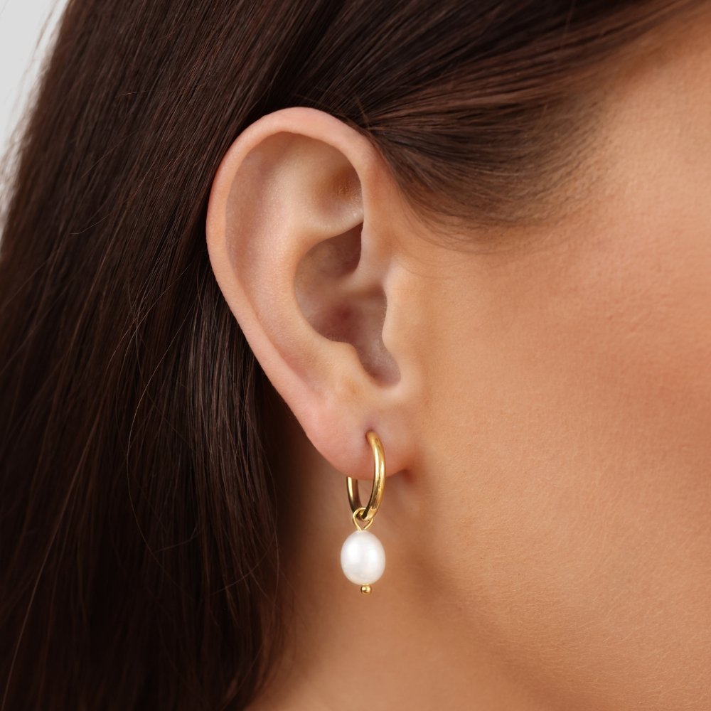 Bella Boucles d'oreilles en perles d'eau douce