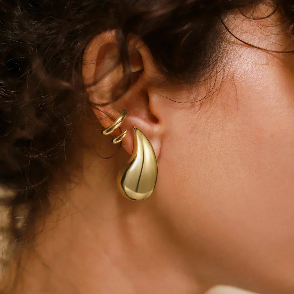 Sandra Boucles d'oreilles en forme de goutte en or