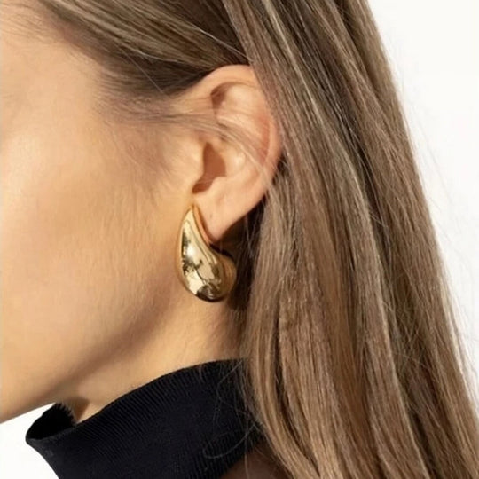 Sandra Boucles d'oreilles en forme de goutte en or